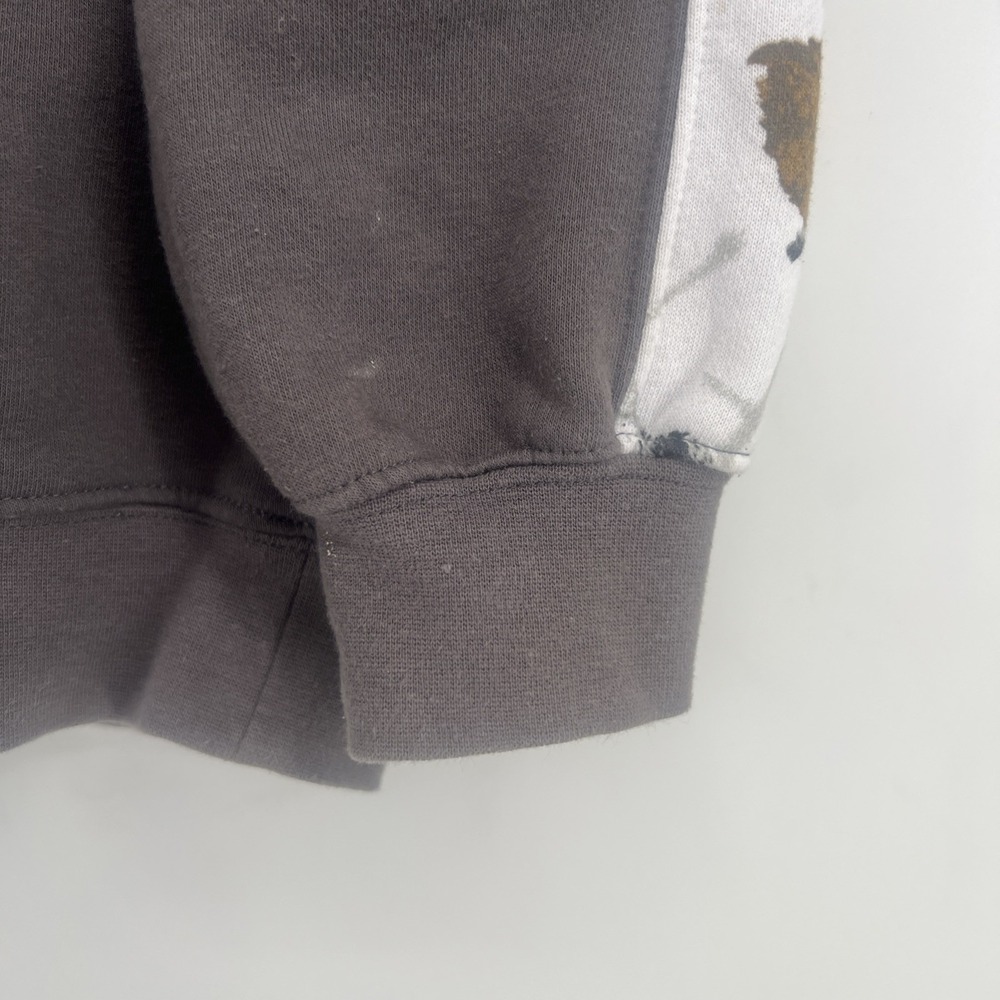 Legendary Whitetails Men's Sweater Hoodie Dear Hunting Style Pockets Gray Size L - Picture 6 of 9